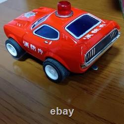 Nakada Tin Toy Car Kenmeri Fire Department Command Vehicle WithBOX F/S FEDEX
