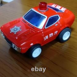 Nakada Tin Toy Car Kenmeri Fire Department Command Vehicle WithBOX F/S FEDEX