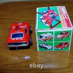 Nakada Tin Toy Car Kenmeri Fire Department Command Vehicle WithBOX F/S FEDEX