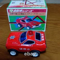 Nakada Tin Toy Car Kenmeri Fire Department Command Vehicle WithBOX F/S FEDEX