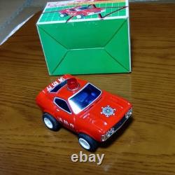 Nakada Tin Toy Car Kenmeri Fire Department Command Vehicle WithBOX F/S FEDEX