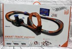 New Hot Wheels ID Smart Track Starter Set Bluetooth With3 ID Vehicles FREE SHIP