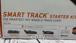 New Hot Wheels ID Smart Track Starter Set Bluetooth With3 ID Vehicles FREE SHIP