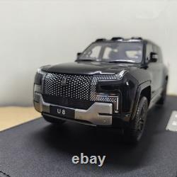 New Original 118 BYD YANGWANG U8 Black off-road vehicle SUV alloy car model