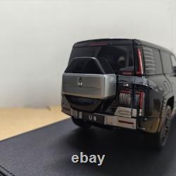 New Original 118 BYD YANGWANG U8 Black off-road vehicle SUV alloy car model