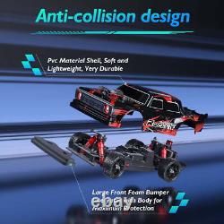 New RC Drift Car 4WD High Speed Remote Control Vehicle with Lights Kids Gift Toy