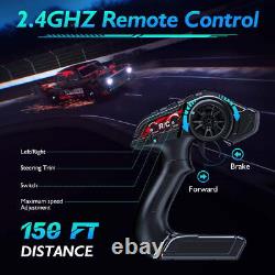 New RC Drift Car 4WD High Speed Remote Control Vehicle with Lights Kids Gift Toy