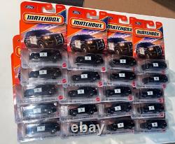 New Spanking Hot Matchbox Ford Police Interceptor Utility San Diego Lot Of 20