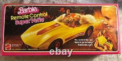 New in Box 1970s BARBIE Remote Control SUPER VETTE Toy Car Corvette MATTEL 1291