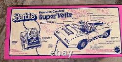 New in Box 1970s BARBIE Remote Control SUPER VETTE Toy Car Corvette MATTEL 1291