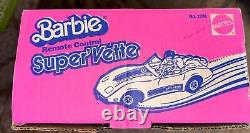 New in Box 1970s BARBIE Remote Control SUPER VETTE Toy Car Corvette MATTEL 1291