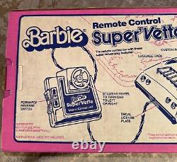 New in Box 1970s BARBIE Remote Control SUPER VETTE Toy Car Corvette MATTEL 1291