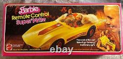 New in Box 1970s BARBIE Remote Control SUPER VETTE Toy Car Corvette MATTEL 1291