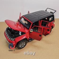 Original 118 BAIC BJ40L PLUS 2018 SUV off-road vehicle alloy car model