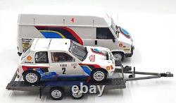 Otto 1/18 OT328 Rally Set Peugeot 205 + Support Vehicle Monte Carlo Vatanen