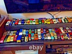 Over 130 piece collection Hot Wheels Cars-all are 15-45 years old-all excellent