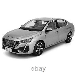 Paudi 118 Scale 2022 Peugeot 408 Gray Diecast Model Car Toy Gifts Collection