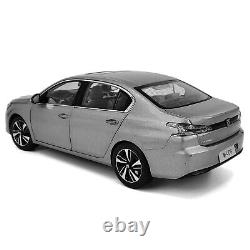 Paudi 118 Scale 2022 Peugeot 408 Gray Diecast Model Car Toy Gifts Collection