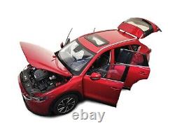 Paudi 118 Scale Mazda CX5 Red 2022 Diecast Model Car Toy Gift Collection