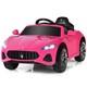 Pink Ride On Car, Licensed Maserati 12v Battery Powered Electric Car For Kids Wi