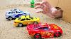 Play With Toys Cars Saves Police Car Ambulance And Fire Truck From The Hand In Cave Toy Car Story