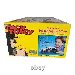 Playmates Dick Tracy Police Squad Car 1990 Vintage Vehicle Playset Open Box Vtg