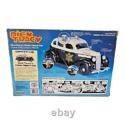 Playmates Dick Tracy Police Squad Car 1990 Vintage Vehicle Playset Open Box Vtg