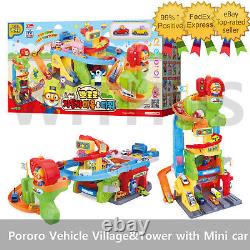 Pororo Vehicle Village & Tower with Mini Car 2ea Transforming Toy Express