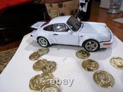 Porsche 964 Turbo 1/18 Diecast model cars automobiles 118 Toy Vehicle