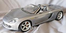 Porsche Carrera GT Model Car 118 Scale Grey Silver Vehicle Exotic Supercar