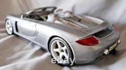 Porsche Carrera GT Model Car 118 Scale Grey Silver Vehicle Exotic Supercar