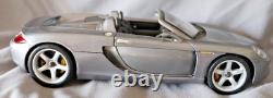 Porsche Carrera GT Model Car 118 Scale Grey Silver Vehicle Exotic Supercar