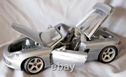 Porsche Carrera GT Model Car 118 Scale Grey Silver Vehicle Exotic Supercar