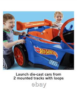 Power Wheels Hot Wheels Racer Ride On Vehicle and Playset