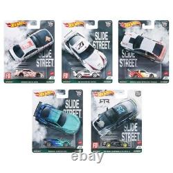 Premium Car Culture Slide Street Slidewayz Complete Set of 5 Diecast Vehicles