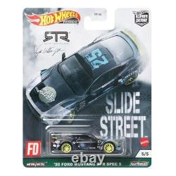 Premium Car Culture Slide Street Slidewayz Complete Set of 5 Diecast Vehicles