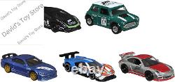 Premium Car Culture Speed Machines 5-Pack of Die-Cast 164 Scale Toy Vehicles in