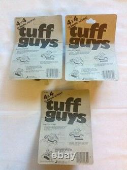 RARE 1982 & 1983 ROAD CHAMPS TUFF GUYS 4x4 TOY VEHICLES CARS JEEPS MILITARY NEW