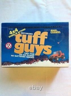 RARE 1982 & 1983 ROAD CHAMPS TUFF GUYS 4x4 TOY VEHICLES CARS JEEPS MILITARY NEW