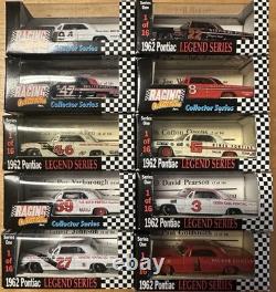 RCCA Action 1962 Pontiac Legend Series, 10 Vehicles, Limited Edition. 164 Scale