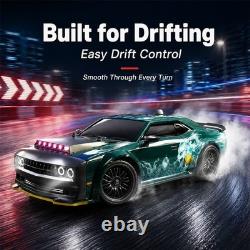 RC Car 70KM/H 2.4GHz Remote Control Racing Toy LED Lights Sport Vehicle Model