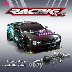 RC Car 70KM/H 2.4GHz Remote Control Racing Toy LED Lights Sport Vehicle Model