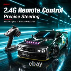 RC Car 70KM/H 2.4GHz Remote Control Racing Toy LED Lights Sport Vehicle Model