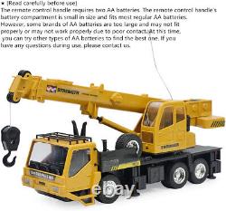 RC Construction Crane Truck Vehicle Car Kid Boy Bday Gift Toy Heavy Load Hobby