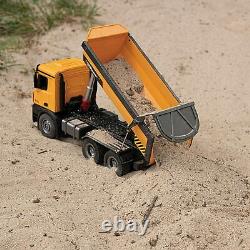 RC Construction Dump Truck Vehicle Car Kid Boy Gift Lights Sounds Toy Heavy Load
