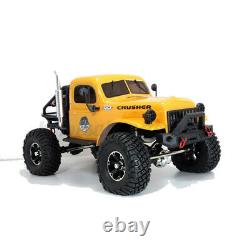 RTR1/10 2.4G 4WD RC Car LED Light Crawler Truck Off-Road Vehicle Model Kids Toys