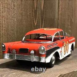 Racing 00 The DOUBLE DOOZER Red Tin Toy Vintage Style Car Vehicle 28cm New Japan