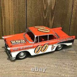 Racing 00 The DOUBLE DOOZER Red Tin Toy Vintage Style Car Vehicle 28cm New Japan