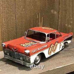Racing 00 The DOUBLE DOOZER Red Tin Toy Vintage Style Car Vehicle 28cm New Japan