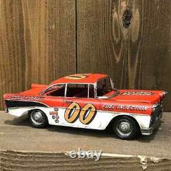 Racing 00 The DOUBLE DOOZER Red Tin Toy Vintage Style Car Vehicle 28cm New Japan